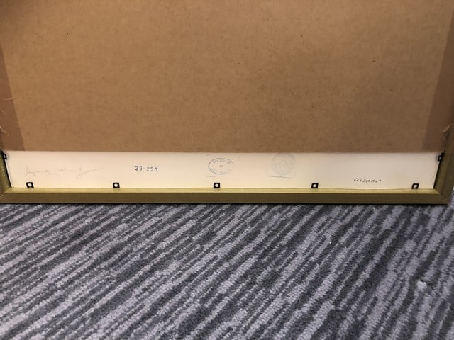 Andy Warhol, (Attributed) Original Print, Limited Edition Flower Print signed And Numbered, - 6