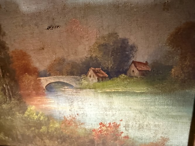 Original Oil Painting, Signed, - 2