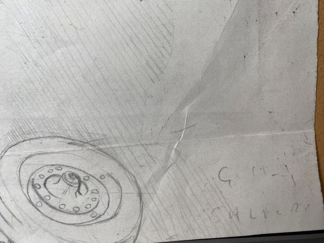 Lowry, 1960's Original, Drawing, Hand Signed, - 5