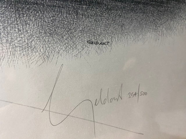 William Geldart, Pencil Drawing Print, Limited Edition, Signed, - 4