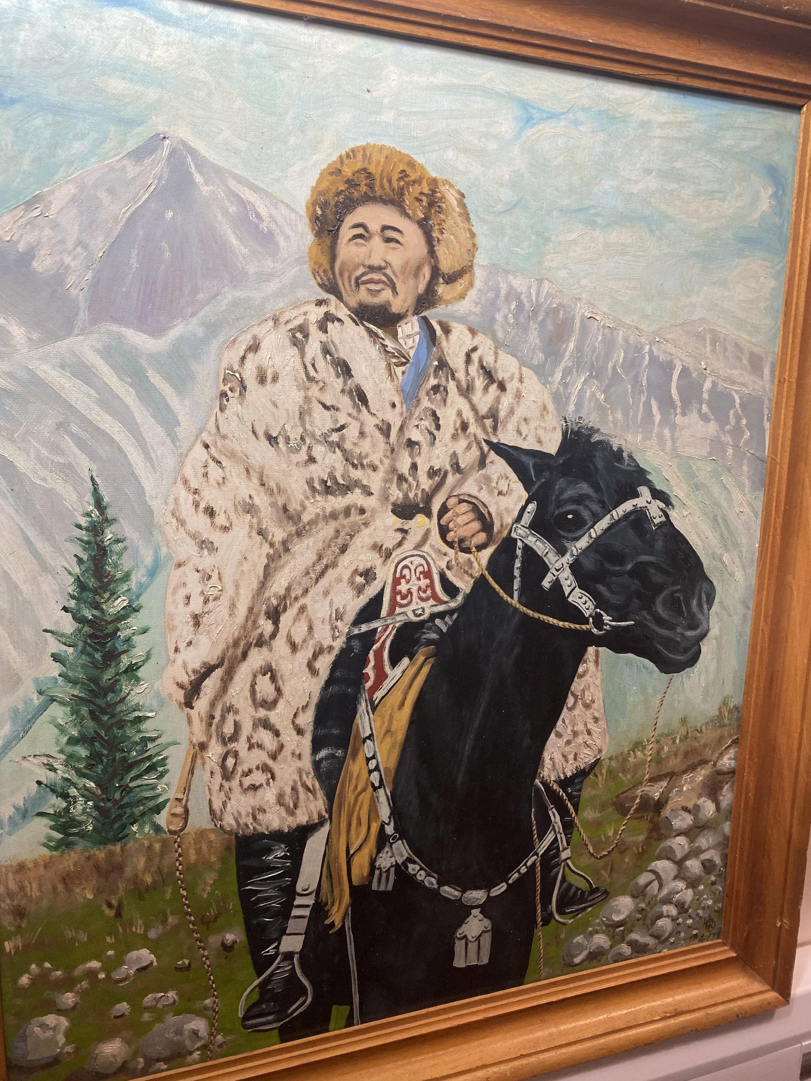 Reuben Braithwaite Qali Beg - a Kazakh Chief Proudly 1954 - 5