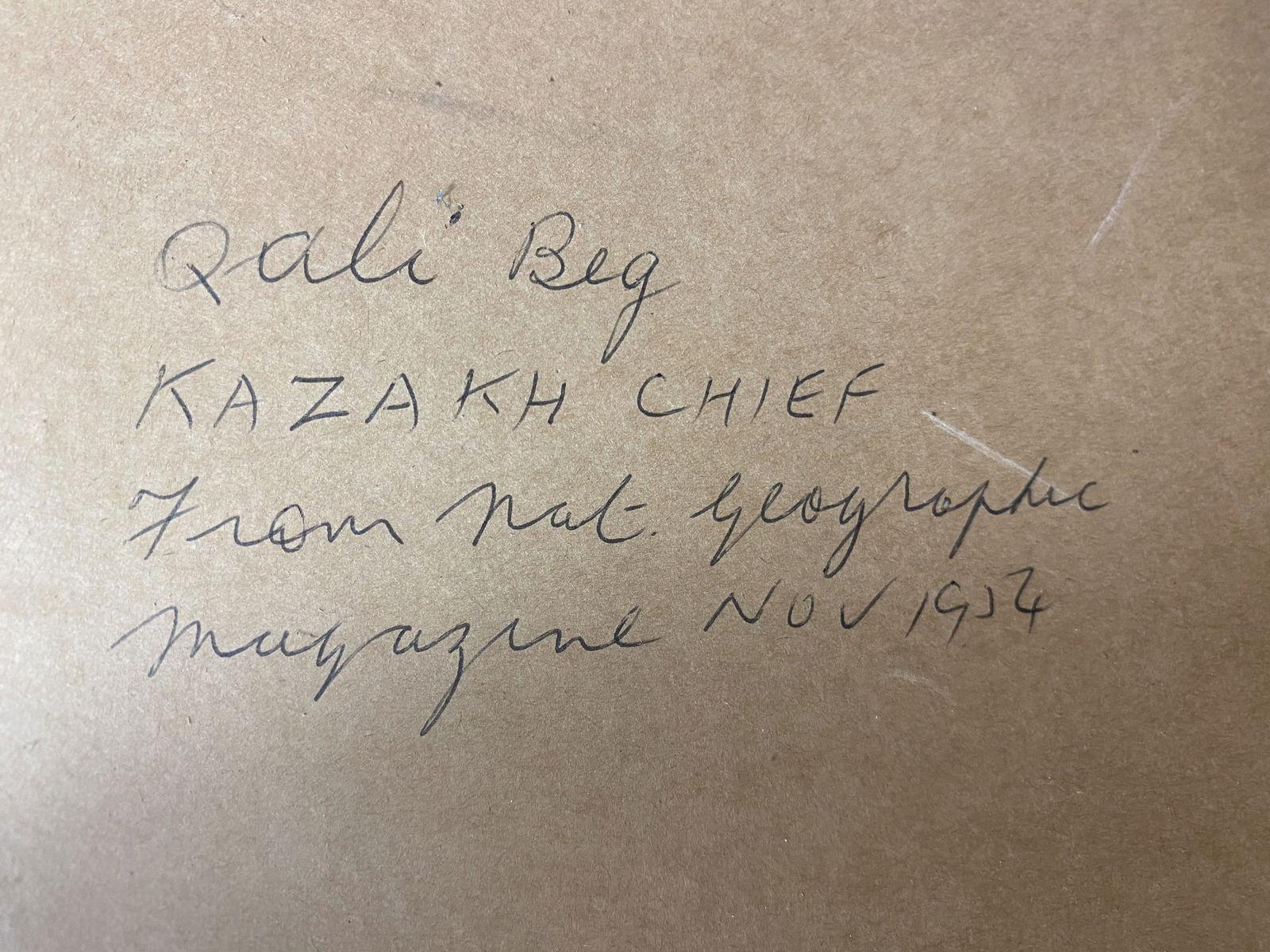 Reuben Braithwaite Qali Beg - a Kazakh Chief Proudly 1954 - 7