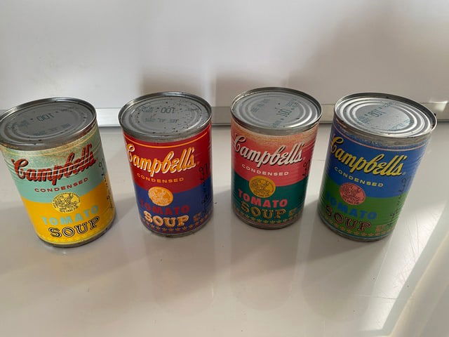 Andy Warhol 50 Years Limited Edition, 4 x Campbell's Soup Cans - 2