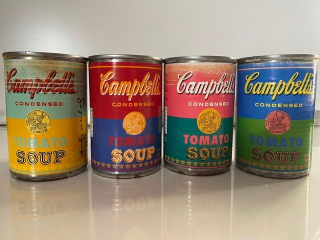 Andy Warhol 50 Years Limited Edition, 4 x Campbell's Soup Cans - 5