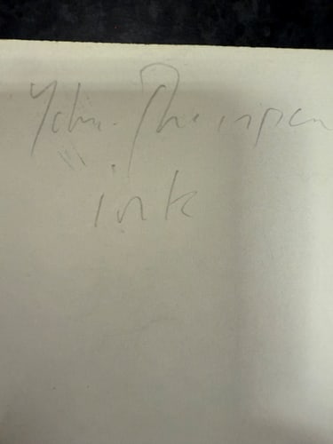 Original, Drawing, Rare, Hand Signed and dated, - 4