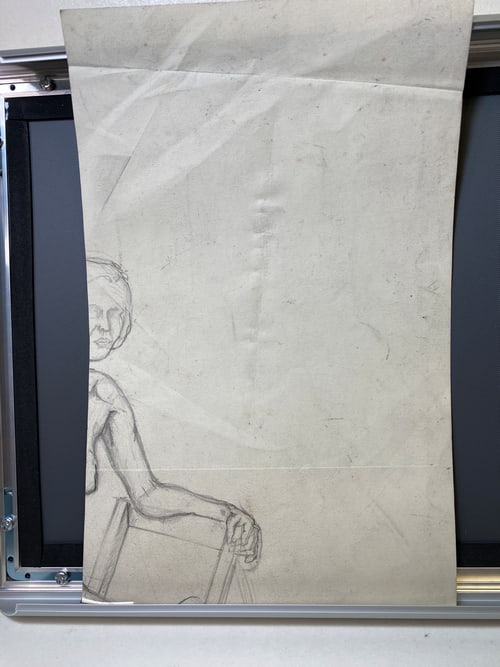 Laurence Stephen Lowry, 1959, Original, Drawing, Hand Signed, - 3