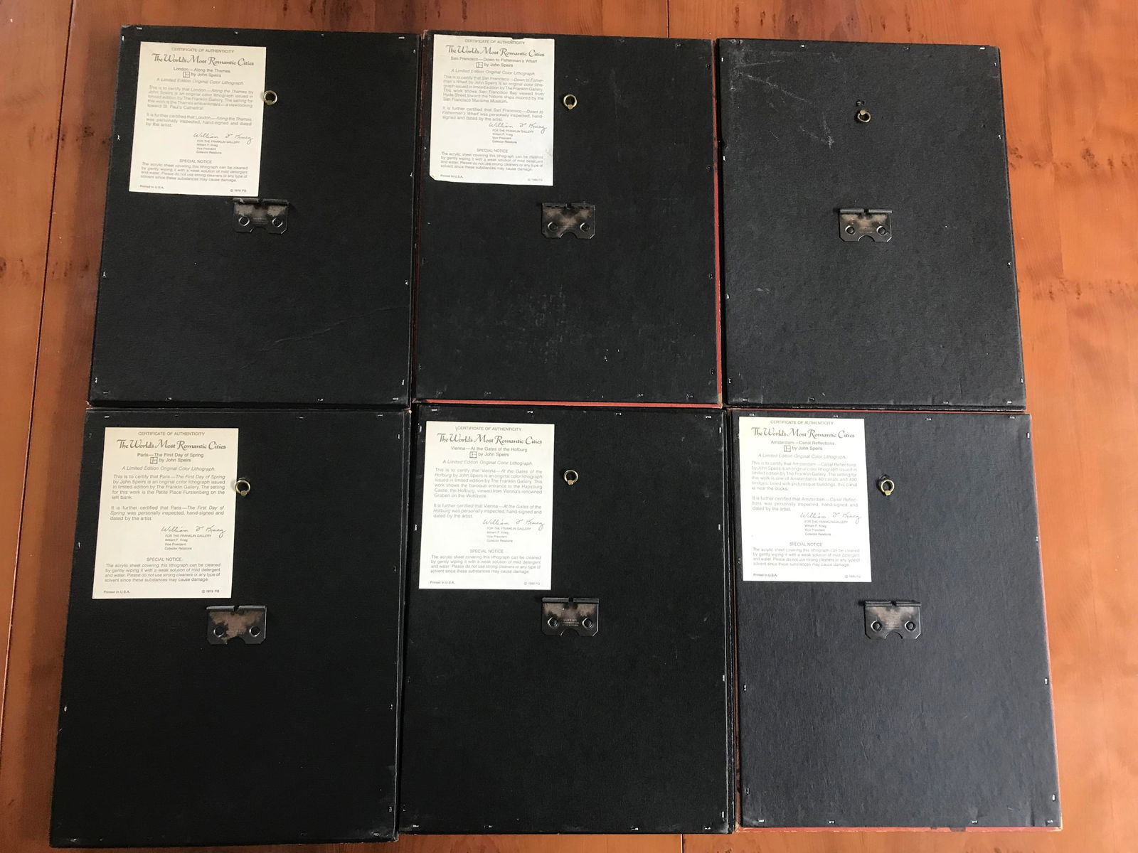 Print Set, Signed, - 7