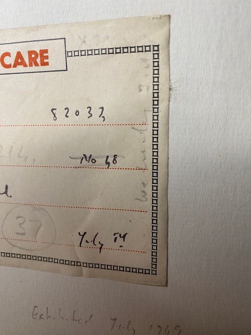 Laurence Stephen Lowry, 1961, Original, Drawing, Hand Signed, - 13