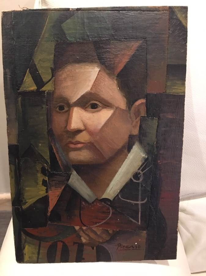 Picasso (Attributed), Original Hand Signed, oil painting, - 9