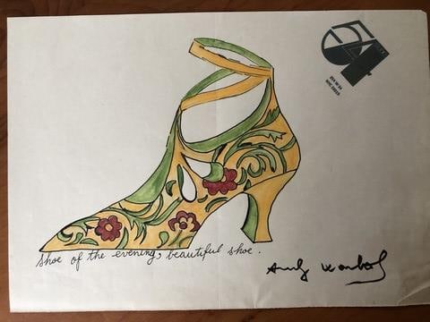 Andy Warhol, Mix media on paper signed, sealed,: Andy Warhol, Mix media on paper signed, sealed, Measures: 13" x 8 " Inches We make combine shipping This item has limited provenance, it doesn't have any documentation or certification, Sold to