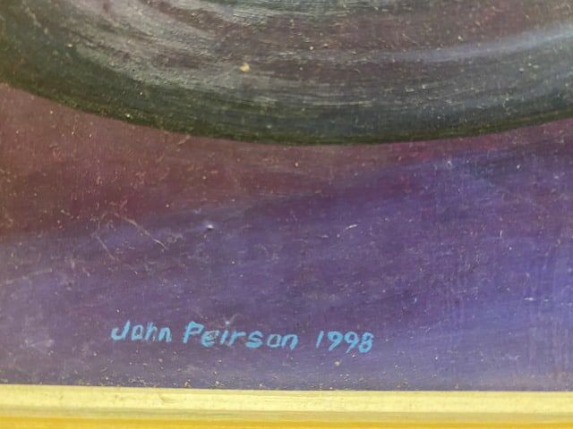 John Peirson, Oil Painting, Original, Signed, Dated, 1998, The Circus Rose, - 4