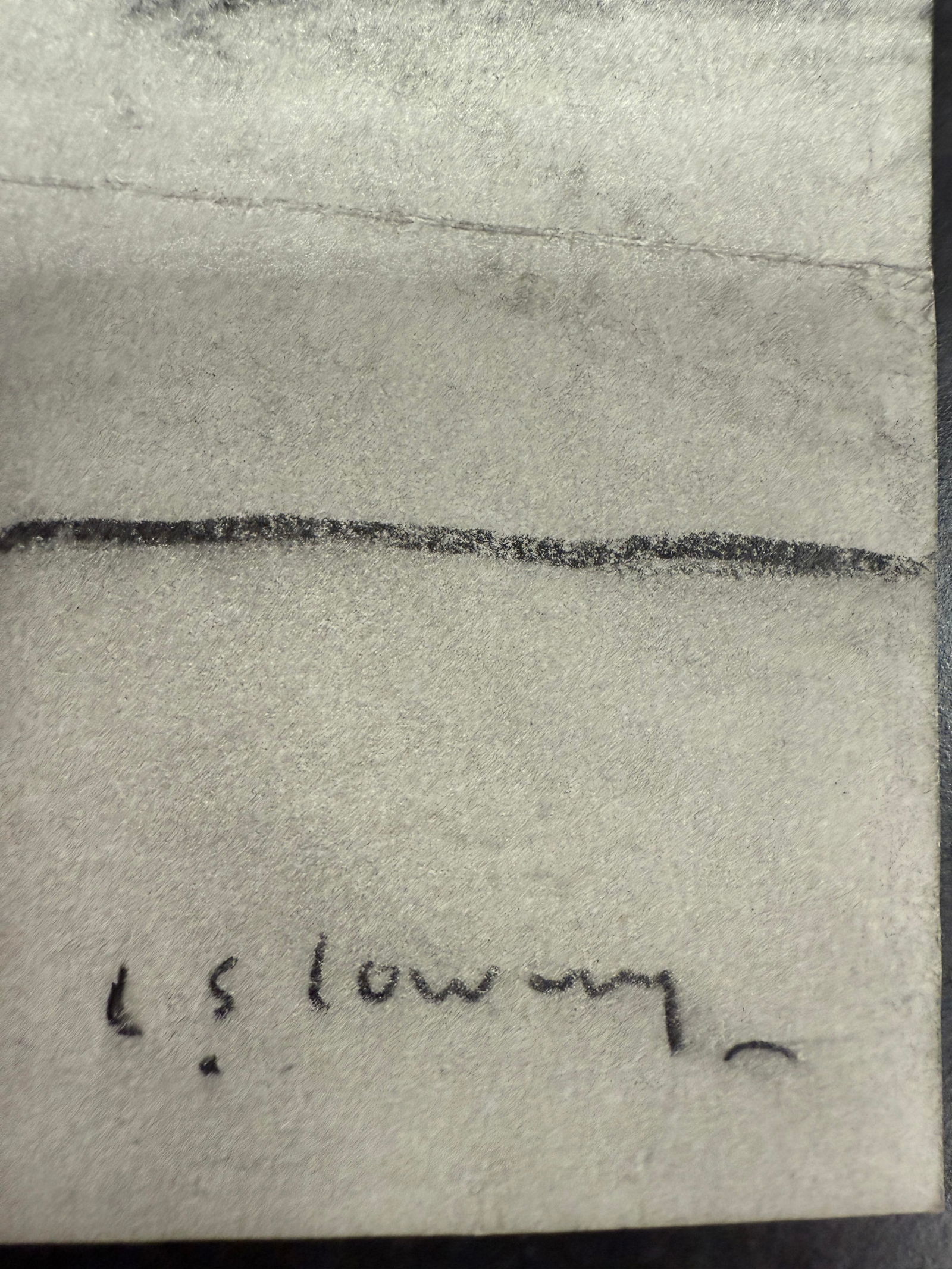 Lowry, Original, Drawing, Rare, Hand Signed and dated, - 2