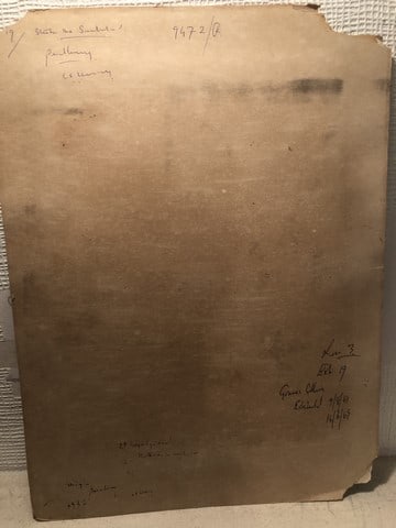 Laurence Stephen Lowry, 1959, Original, Drawing, Hand Signed, - 8