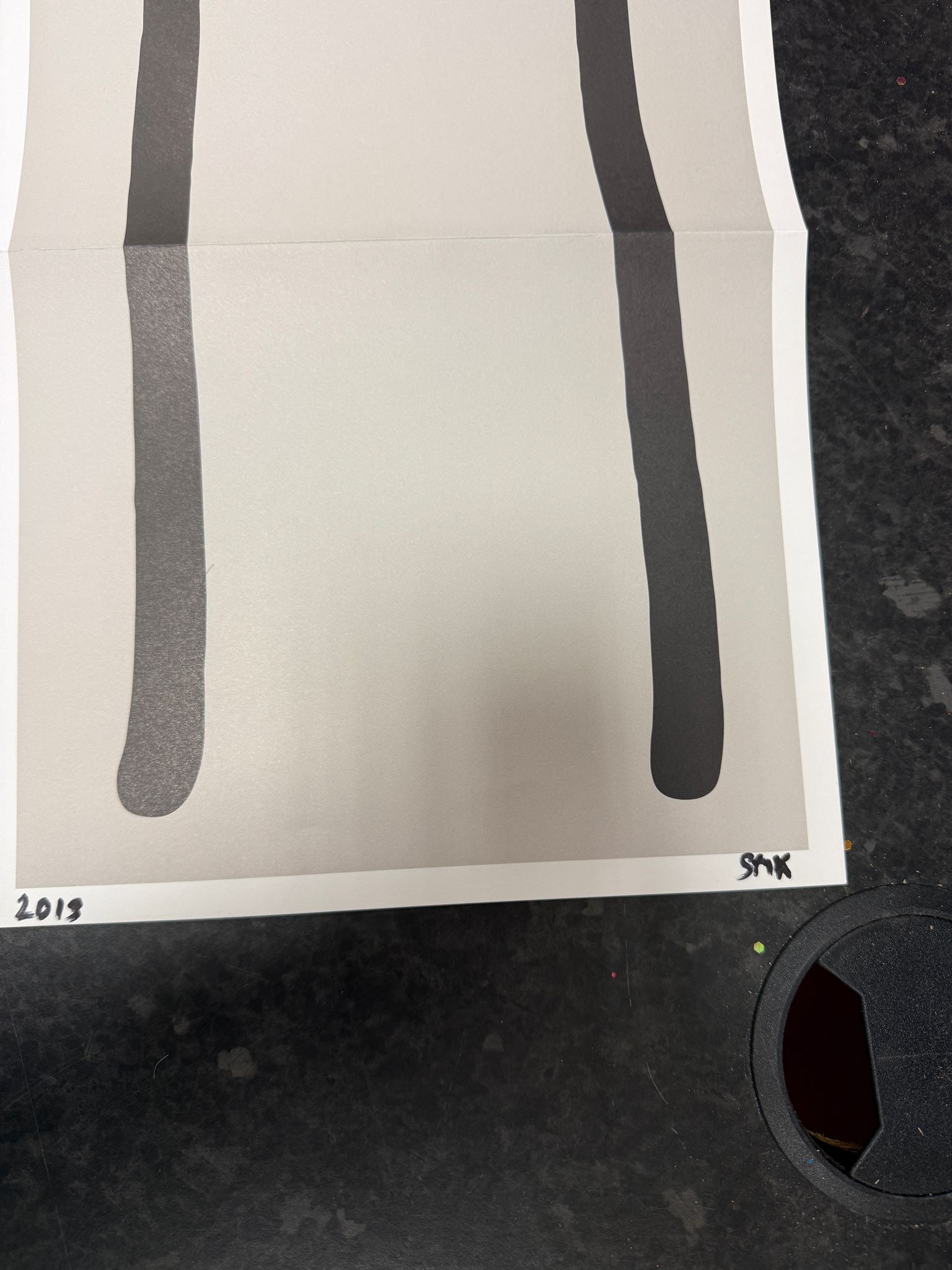 Stik - Standing (Grey) Signed, Japanese Big Issue 2013 Book, - 4