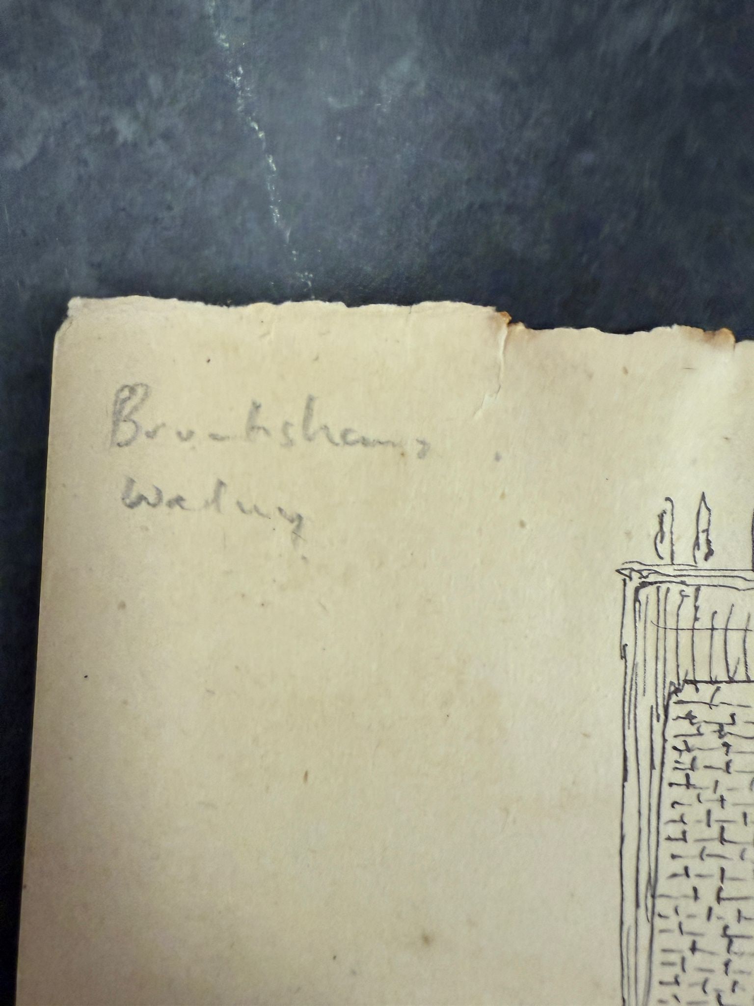 Laurence Stephen Lowry, 1962, Original, Drawing, Hand Signed, Rare, - 4