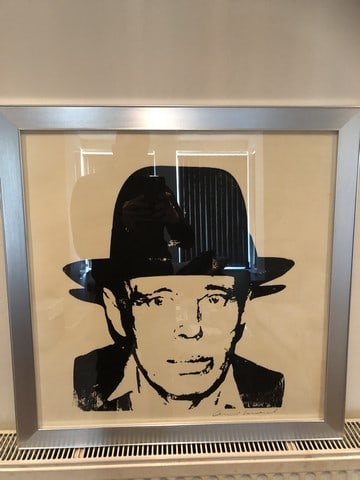 ANDY WARHOL, (In the manner of) JOSEPH BEUYS, 1978 SERIGRAPH SIGNED, SEAL, - 2