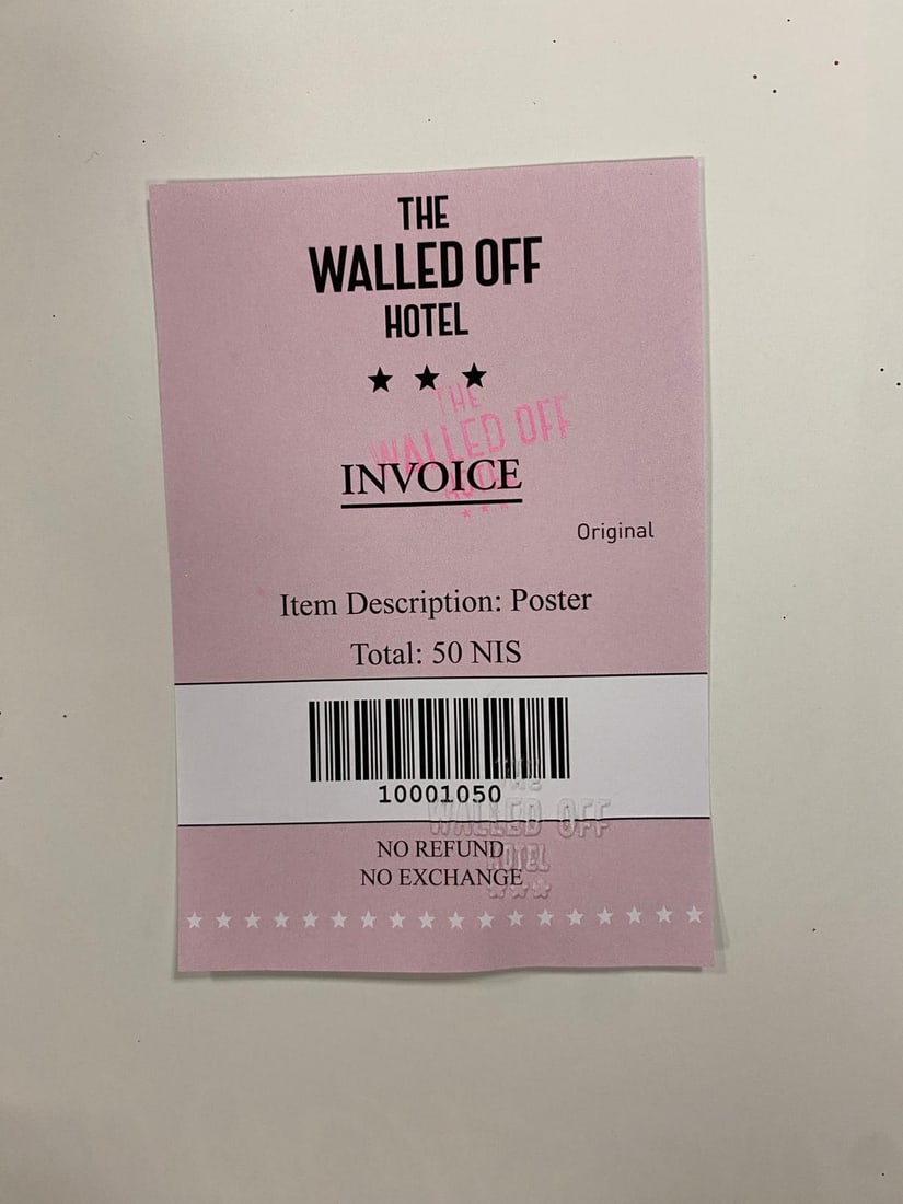 Banksy, Walled Off Hotel 'Visit Palestine' Poster, Original - 2