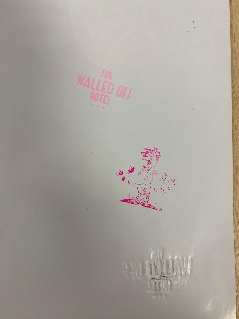 Banksy, Walled Off Hotel 'Visit Palestine' Poster, Original - 3