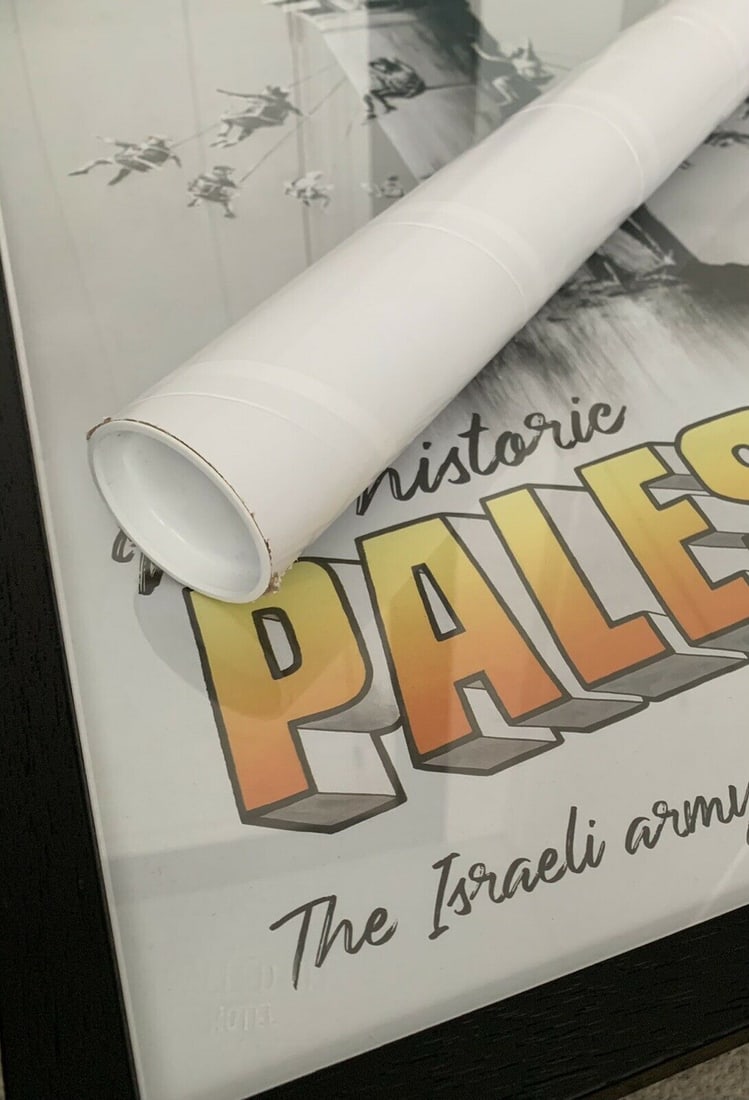 Banksy, Walled Off Hotel 'Visit Palestine' Poster, Original - 5