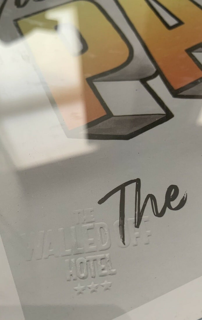 Banksy, Walled Off Hotel 'Visit Palestine' Poster, Original - 6