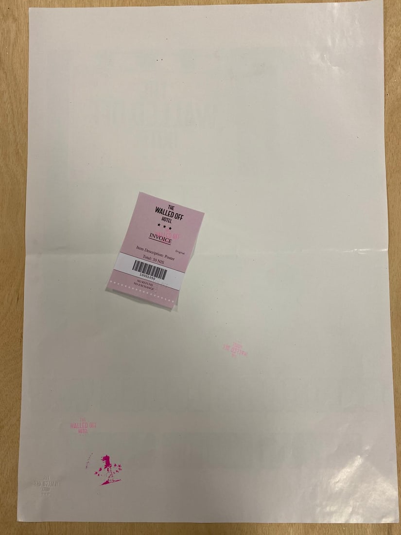 Banksy, Walled Off Hotel 'Visit Palestine' Poster, Original - 7