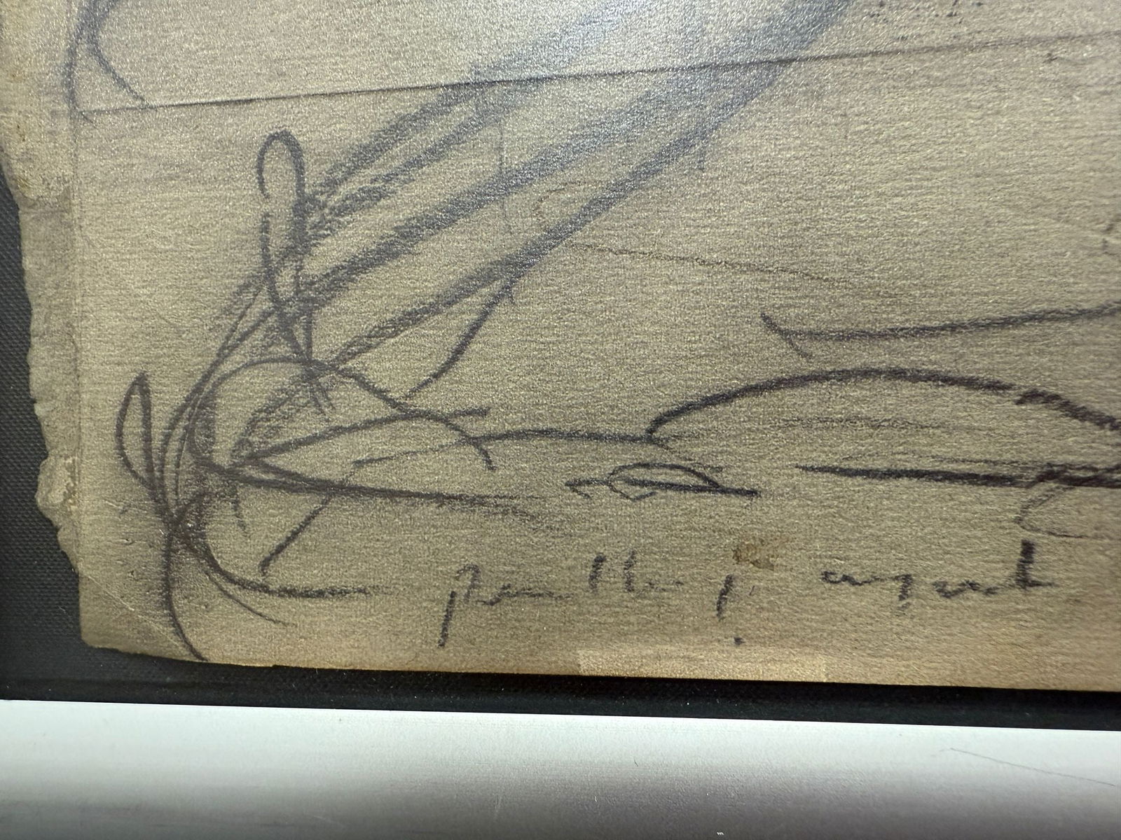 Lowry, Old Man 1960's, Original, Drawing, Hand Signed - 4