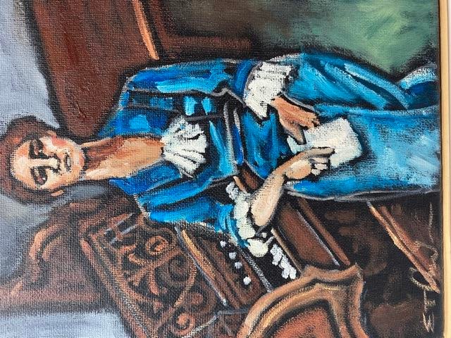 Original Oil Painting, Signed, - 2