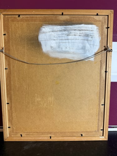 Watercolour Painting of Pink Roses, Signed By The Artist Faith Berry. - 5