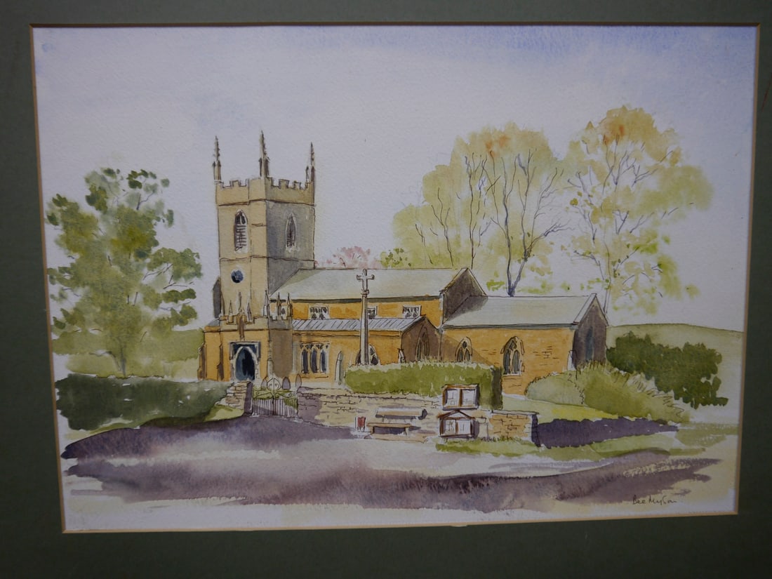 Watercolor, Original Art,Signed, - 2