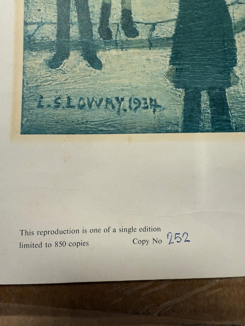 Lowry Original Limited Edition Print, Magnus Prints 1975 - 2