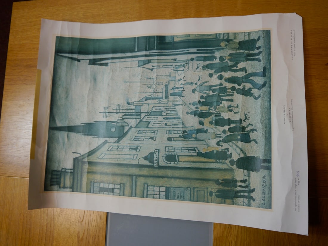 Lowry Original Limited Edition Print, Magnus Prints 1975 - 3