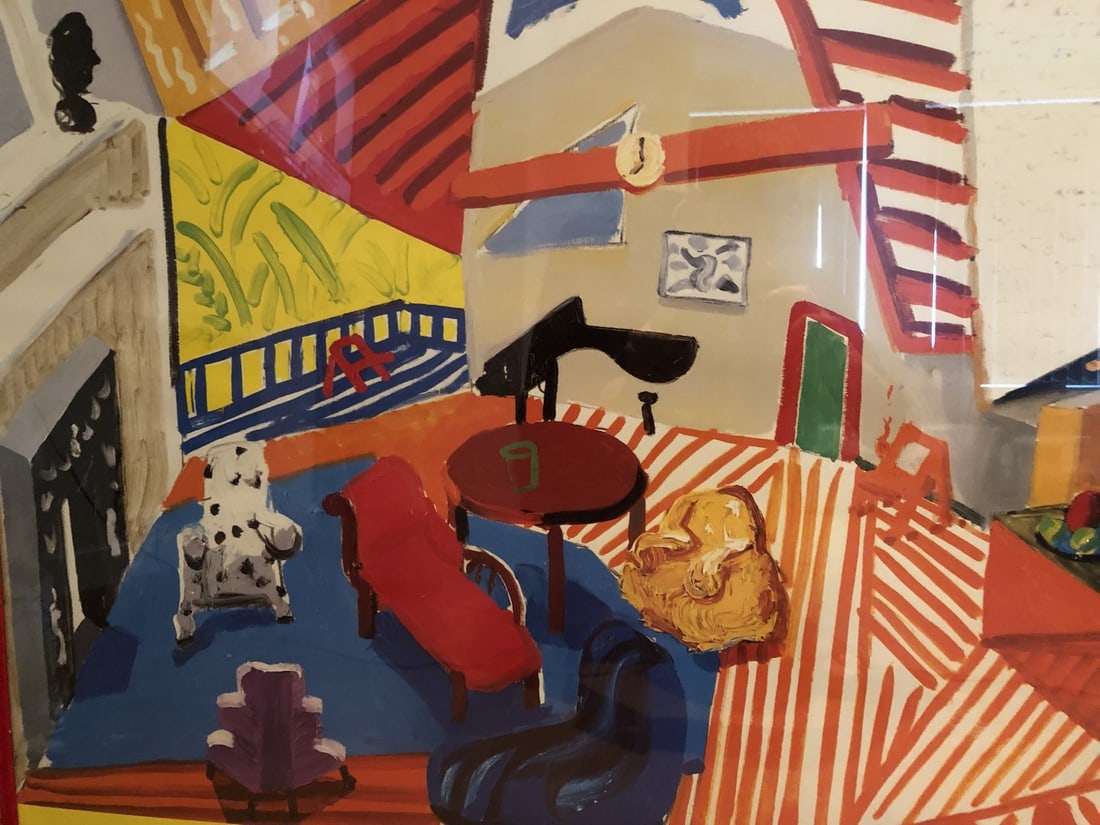 David Hockney, Original Exhibition Poster, 1853 Gallery, Signed With Latter of COA, - 14