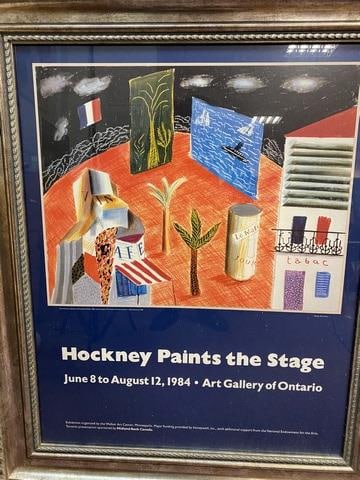 David Hockney, Hockey Paints The Stage 1986, Original Poster, Plate Signed - 6