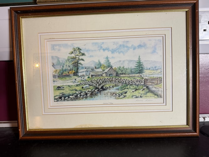 Water Color, signed: Water Color, signed