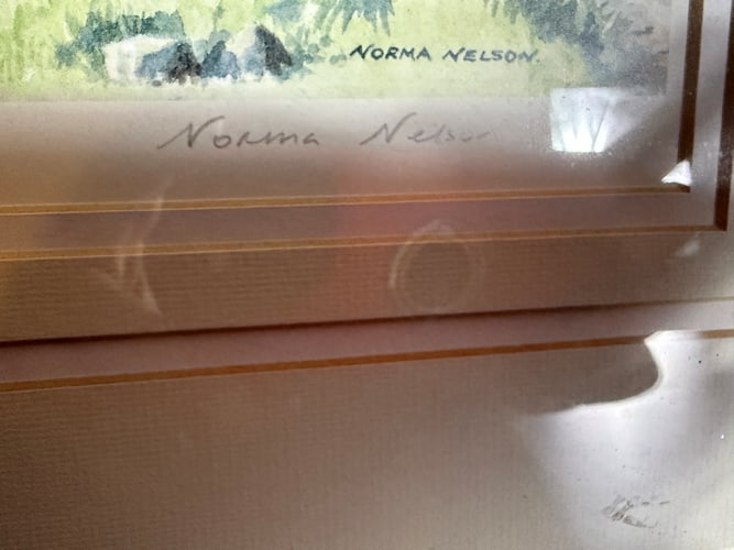 Water Color, signed - 3