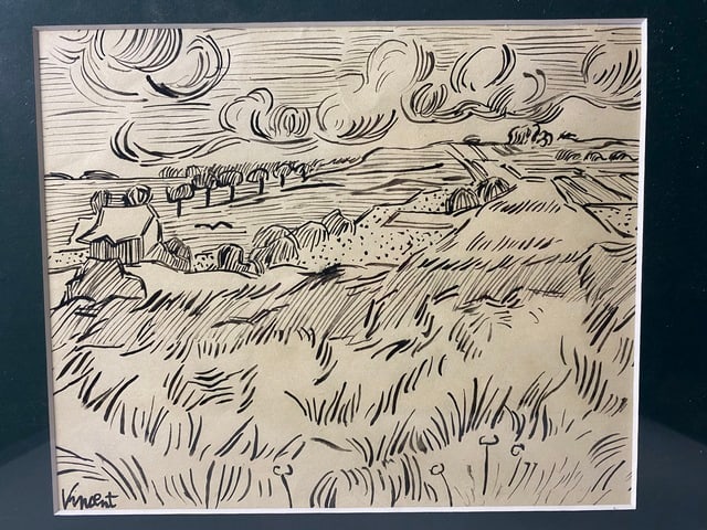 Vincent van Gogh, Certificate Of Authenticity, Signed, - 2