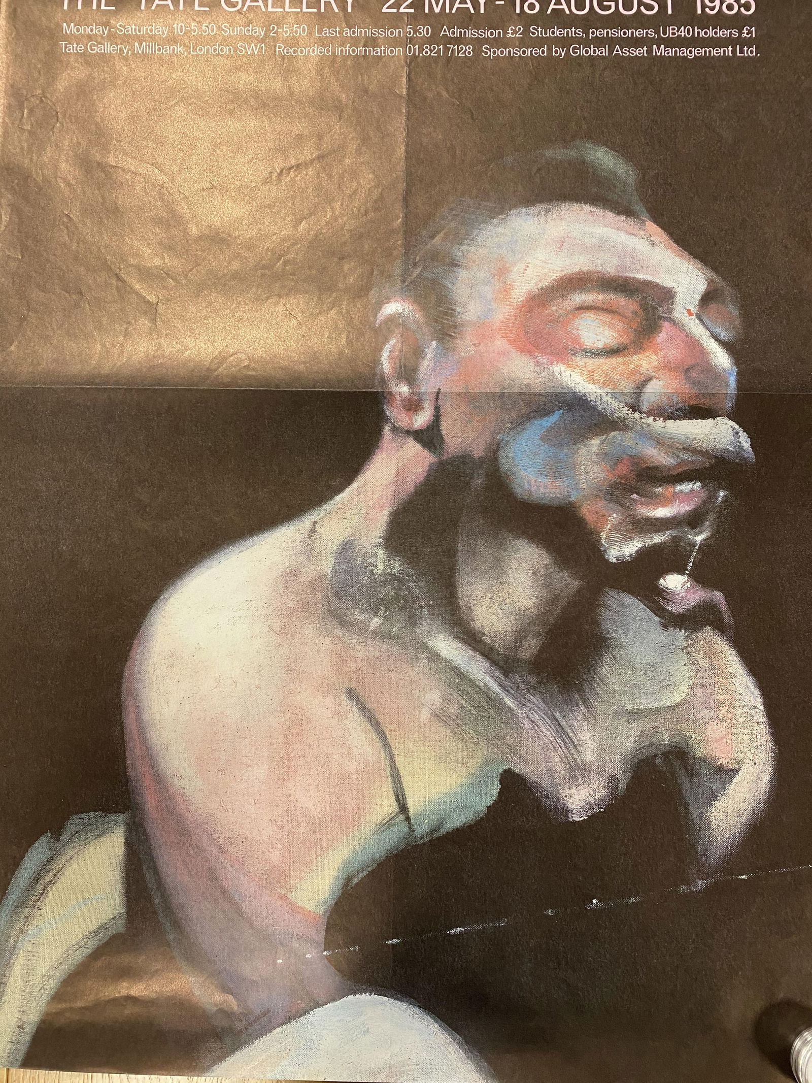 Francis Bacon - Original Tate Gallery Exhibition Poster - 1985 - 5