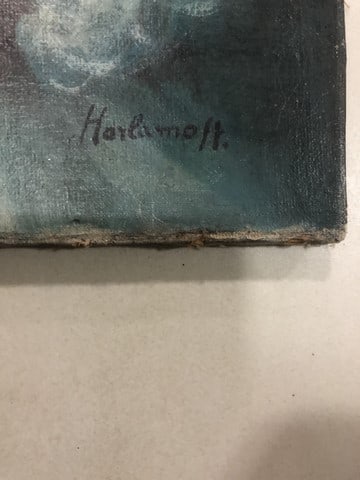 Oil Painting, In the manner of“ Signed and Dated - 2