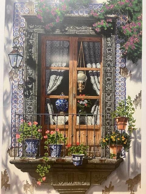 Juan Medina """"La Ventana"""" serigraph .Original Limited Edition - 2