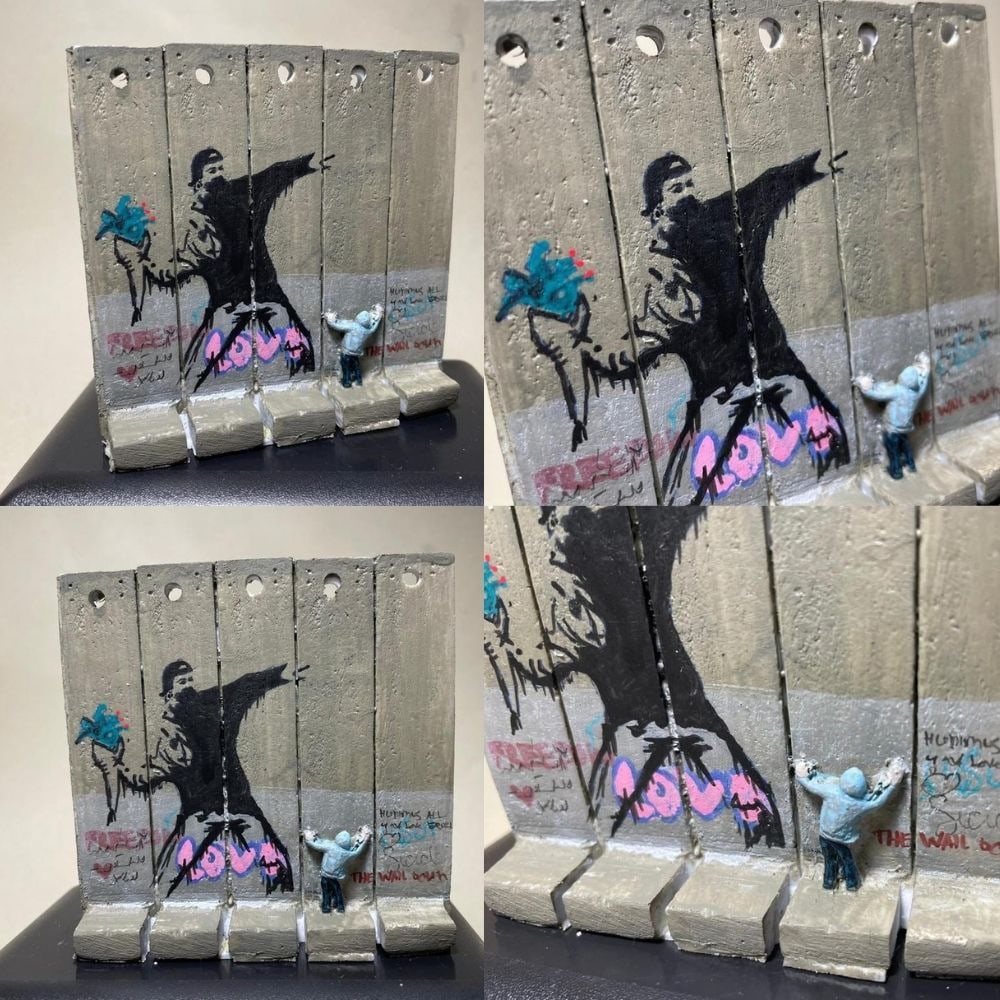 BANKSY. THE WALLED OFF HOTEL- WALL SECTION- D2 - 2