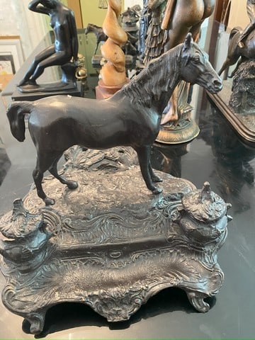 Original Bronze of Horse, Signed Stamp, Sealed,: Original Bronze of Horse, Signed Stamp, Sealed, 