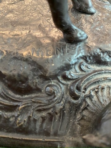 Original Bronze of Horse, Signed Stamp, Sealed, - 2