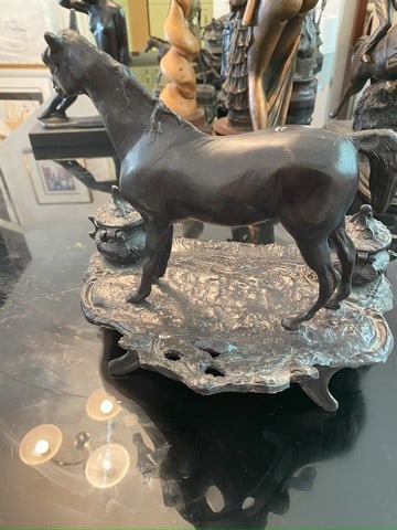 Original Bronze of Horse, Signed Stamp, Sealed, - 3