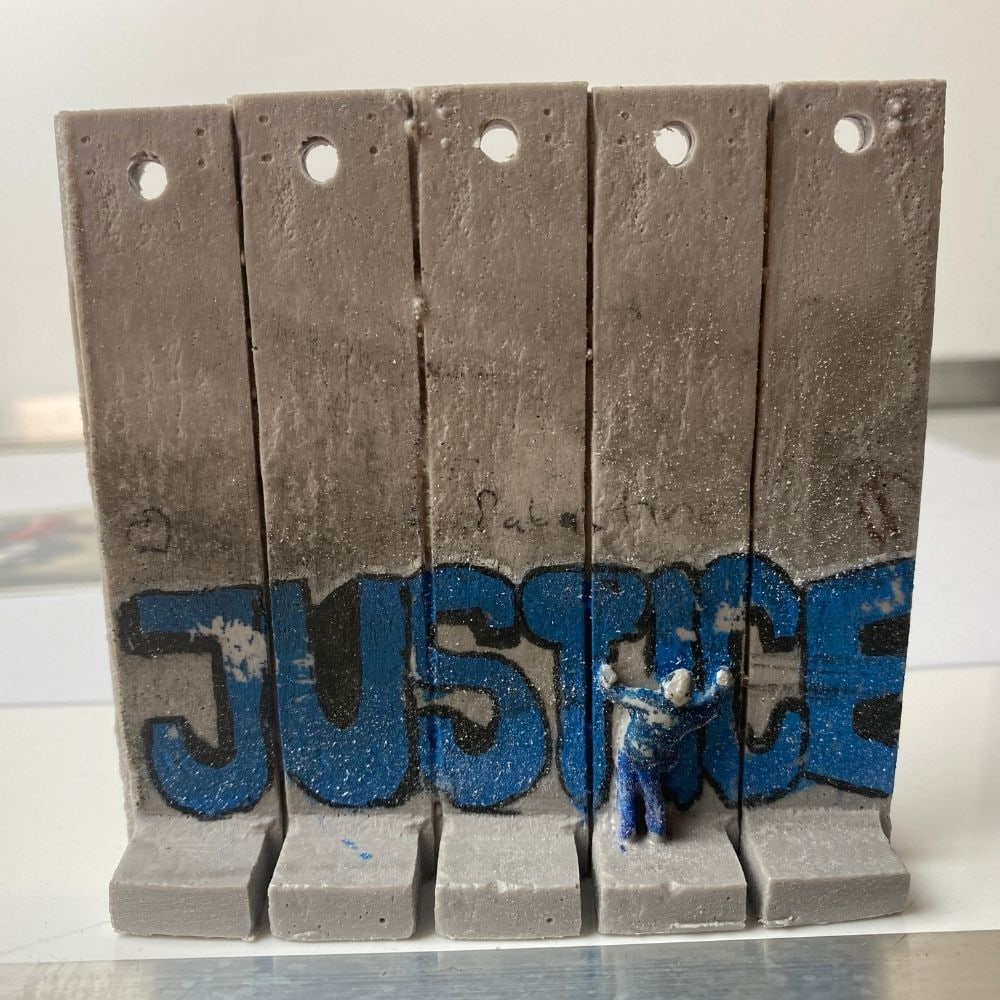 BANKSY. THE WALLED OFF HOTEL- WALL SECTION ART - 4