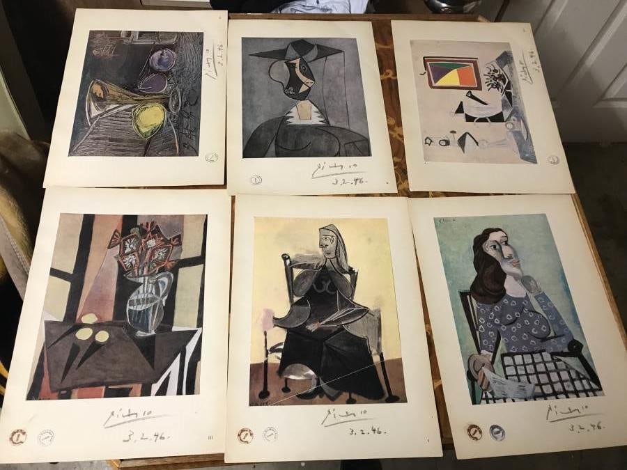 Picasso, Original Print, Hand Signed and Dated - 11