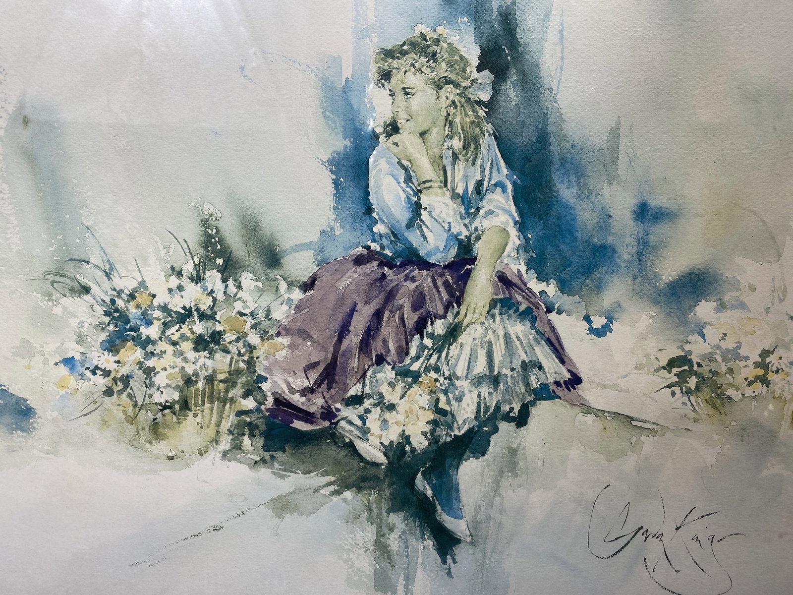 Gordon King, Painting Print, Plate Signed - 5