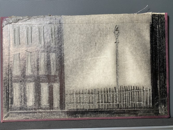 Lowry, 1951,Original, Drawing, Hand Signed, - 2