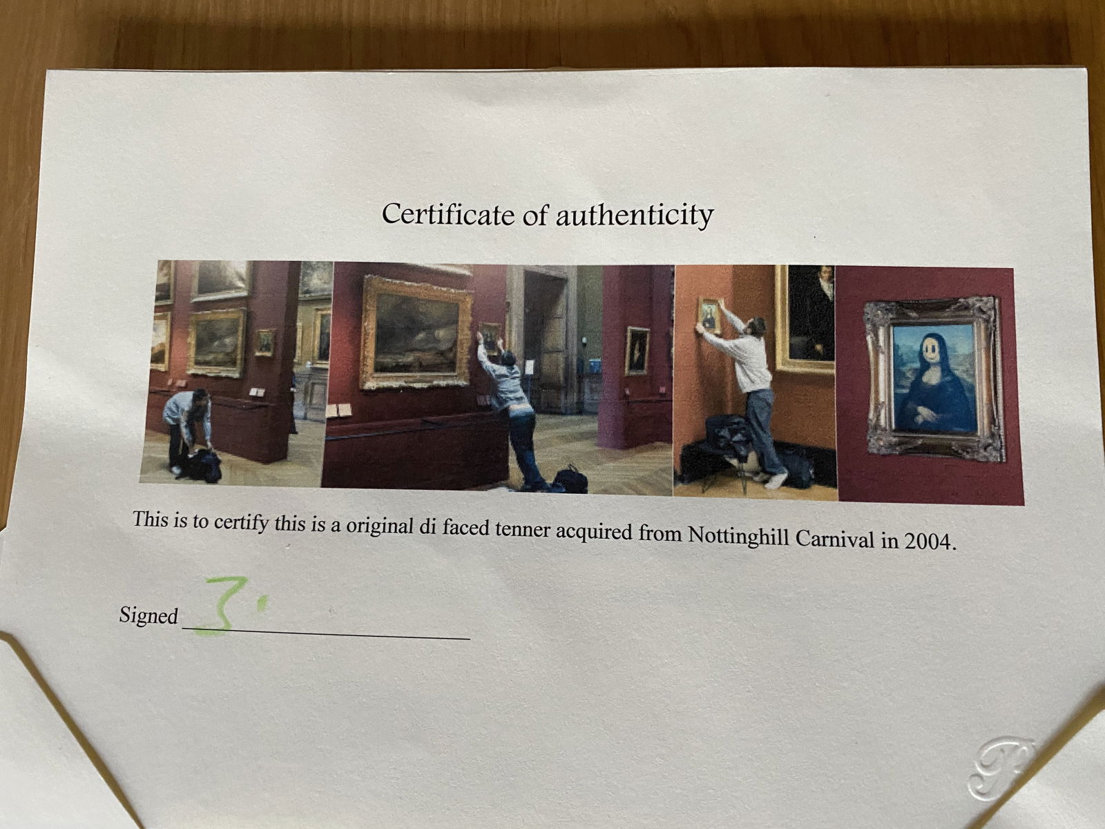 Banksy Di-Faced Tenner Authentic COA + Receipt + Provenance, Original, - 3