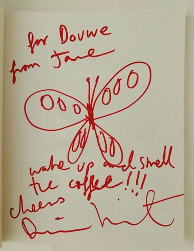 Damien Hirst, Butterfly Drawing, Signed Original Book, Coa, - 4