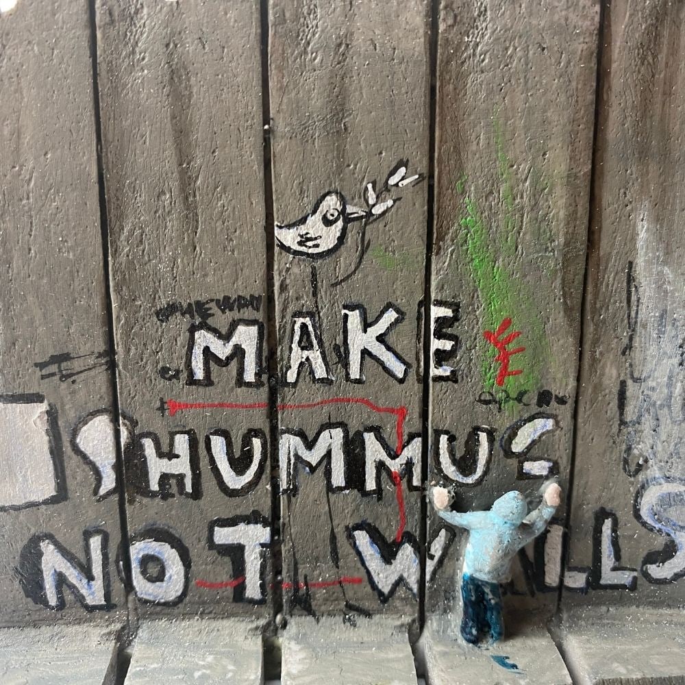 BANKSY. THE WALLED OFF HOTEL- WALL SECTION ART - 3